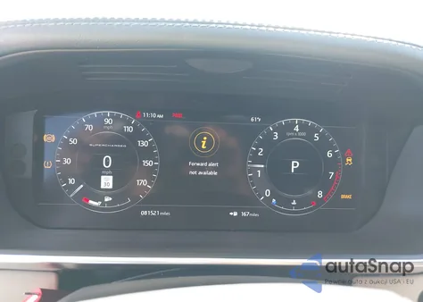 2018 Land Rover Range Rover 5.0L V8 Supercharged z USA, uszkodzony, nr VIN SALGS2RE0JA389858